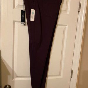 LIVERPOOL Women's Jacqueline Skinny Pant in Dark Purple Size 16/33